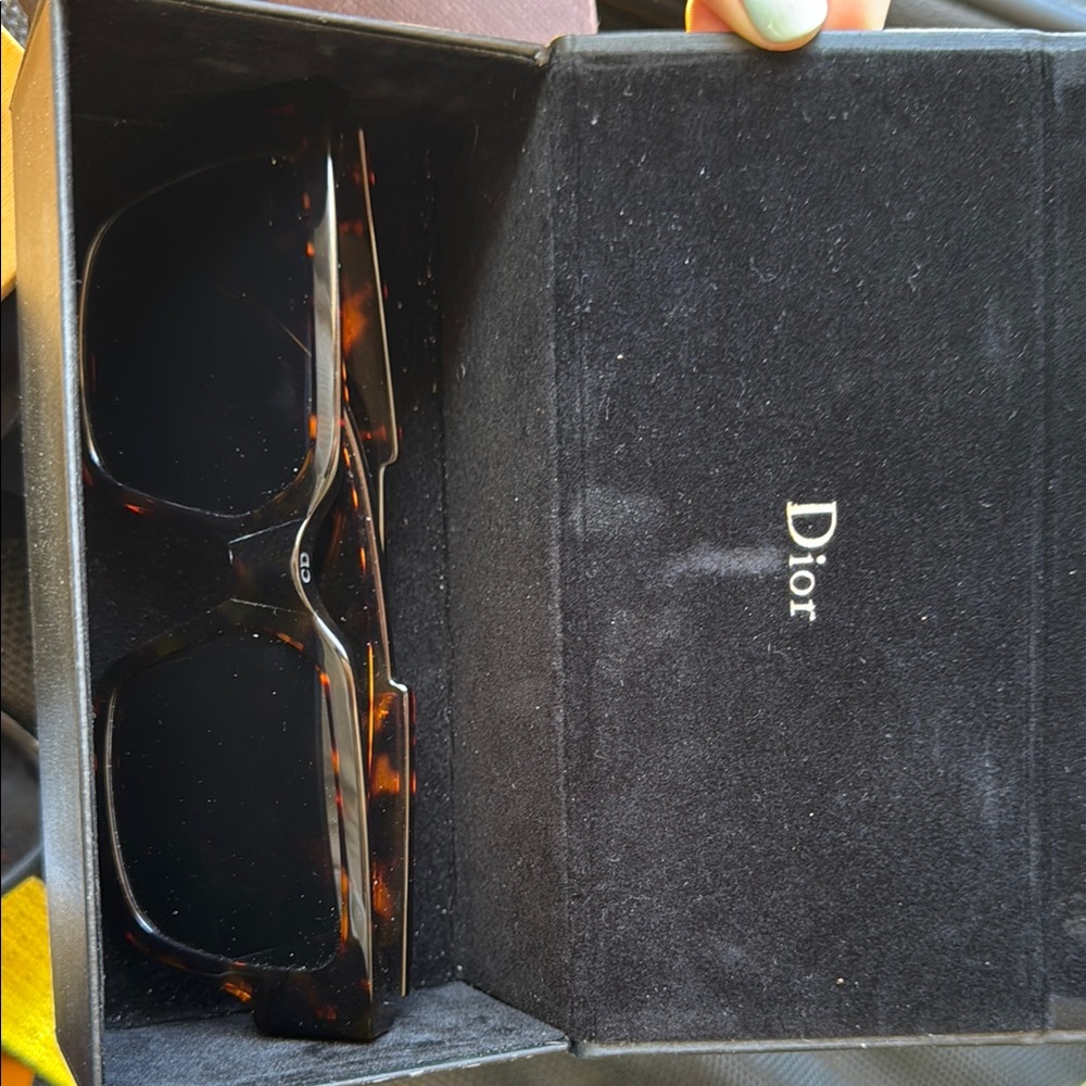 Dior Men's Tortoise Shell Sunglasses